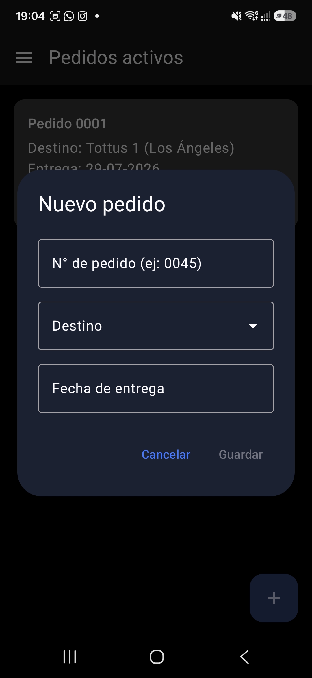 TrazaPro – ruta de despacho